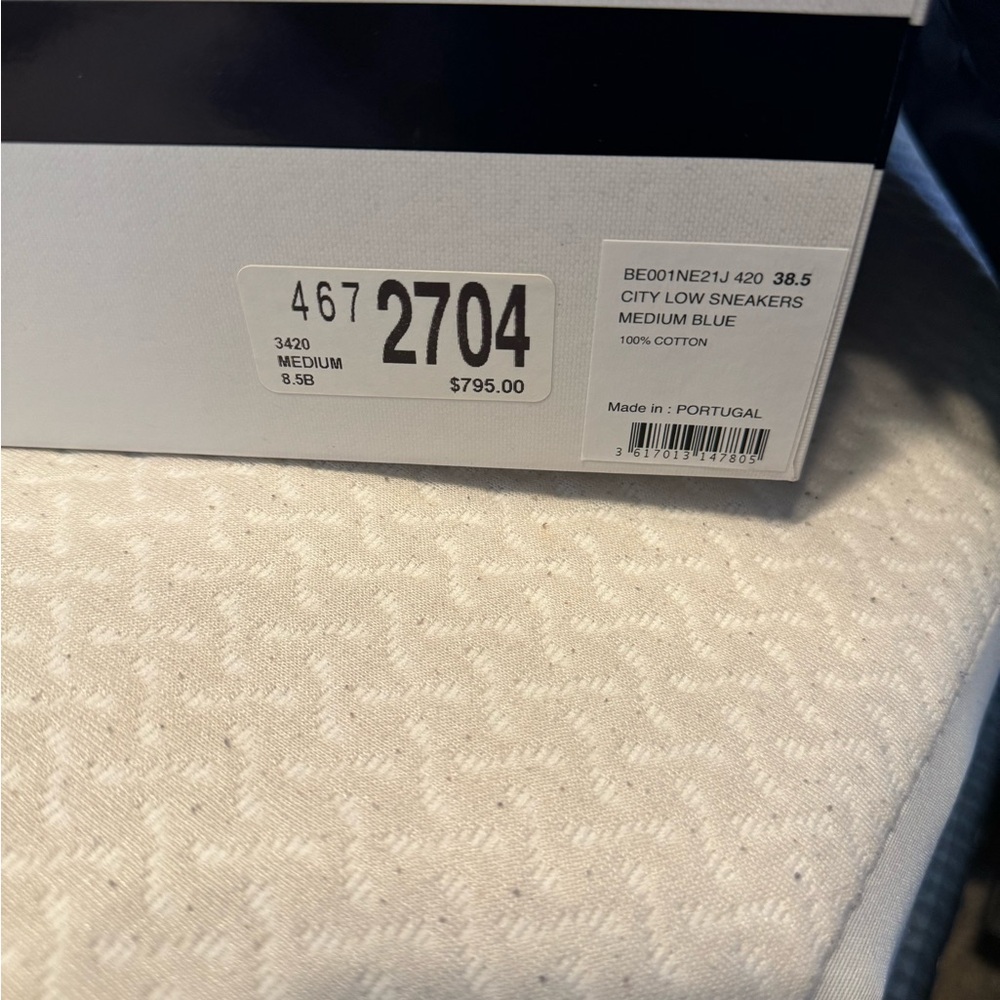 Denim and White Givenchy Sneakers Size9 - Picture 8 of 9